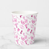 periodepatroon papieren bekers (Rechts)