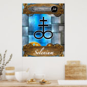 Periodic Element Selenium Atomic Number #34 Poster (Cuisine)