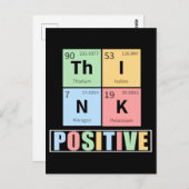 Periodic Elements Scientist Laboratory Chemist Briefkaart (Voorkant / Achterkant)