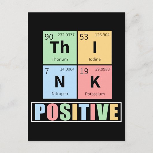 Periodic Elements Scientist Laboratory Chemist Briefkaart (Voorkant)
