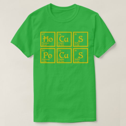 Periodic Hocus T-shirt (Design voorkant)