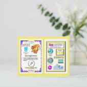 Periodic Table Dragon - Deuterium Kaart (Staand voorkant)