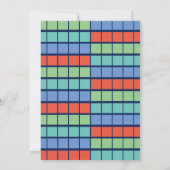 Periodic Table Elements Graduation Party Kaart (Achterkant)