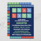 Periodic Table Elements Graduation Party Kaart (Voorkant / Achterkant)