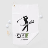 Periodic Table 'Golf Is My Element' Science Humor Golfhanddoek (Insitu)
