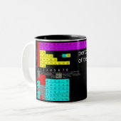 Periodic table of atoms Mug (Devant gauche)