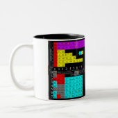 Periodic table of atoms Mug (Gauche)