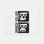Periodic Table Of Babe The Hot Element Valentines Fleece Deken (Voorkant (Horizontaal))