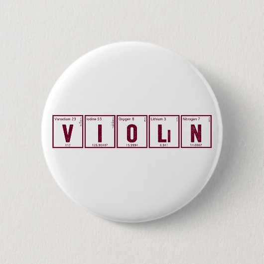 Periodic Violin Button (Voorkant)