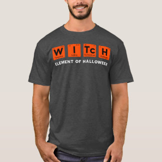 Periodicable Witch Element van Halloween jongen T-shirt