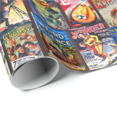  PERIODICALS, PULP MAGAZINES WRAPPINGPAPIER CADEAUPAPIER (Rol Hoek)