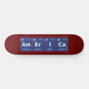 Periodiek AMERIKA-systeem Skateboard