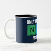 Periodiek Nerdy Funny Chemistry Science Tweekleurige Koffiemok (Links)