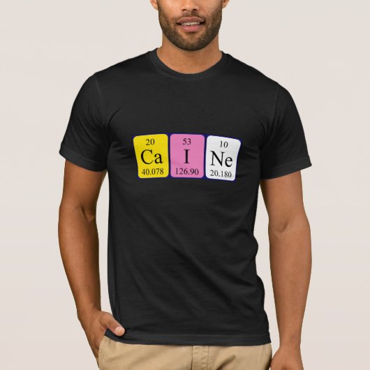 Periodiek shirt van de Caine-naam (Voorkant)