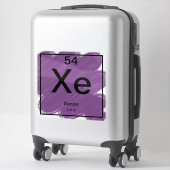 Periodiek Sticker - Xenon (Koffer)