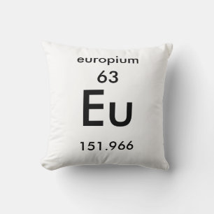 Periodiek systeem 63 Europiumkussen Kussen