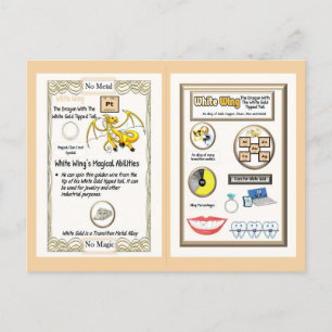 Periodiek Systeem Draak - Witte Goud Briefkaart
