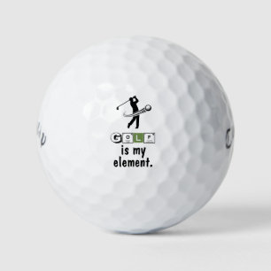 Periodiek Systeem 'Golf is mijn element' Wetenscha Golfballen