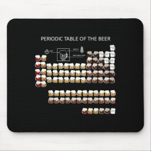 Periodiek Systeem Van Bier Grappige Alcohol Chemie Muismat