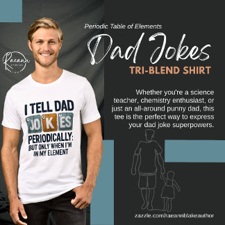 Periodiek Systeem van Elementen Vadergrappen Tri-Blend Shirt