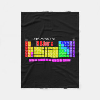 Periodiek systeem van HBCus Blerd Fleece Deken