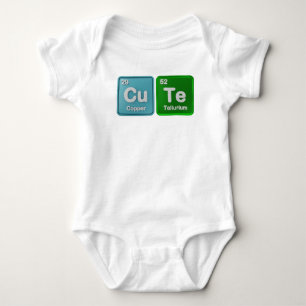 periodiek systeem van het Shirt van baby Scientist