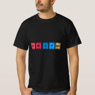 Periodiek systeem zonder spam t-shirt