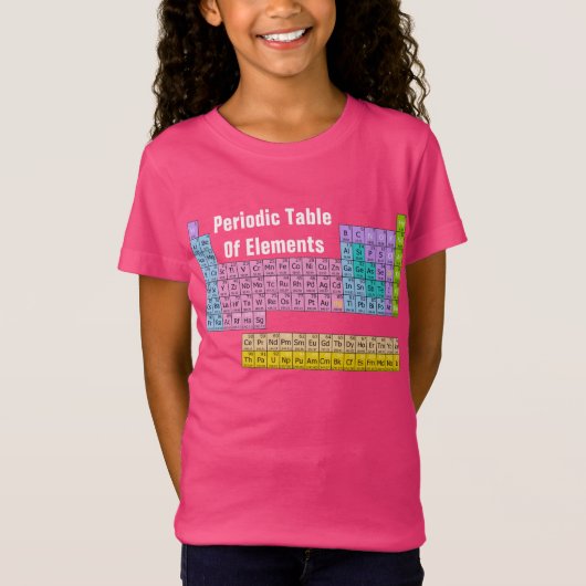 PERIODIEK TABEL FUN Grafisch T-SHIRT (Voorkant)