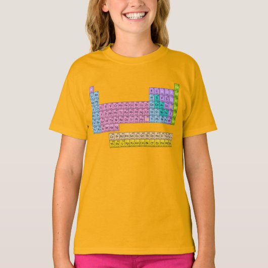 PERIODIEK TABEL FUN Grafisch T-SHIRT (Voorkant)