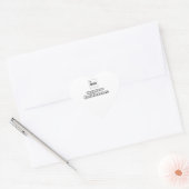 Periodiek Tabel MM Element van Cookie Hart Sticker (Envelop)
