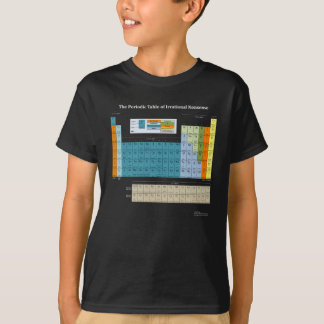Periodiek Tafel van Onzin Donker T-shirt