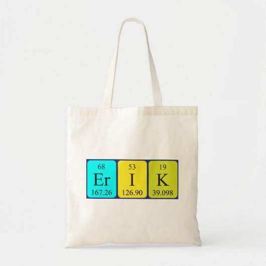 periodieke canvas tas Erik (Voorkant)