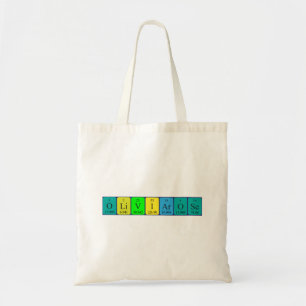 Periodieke canvas tas Olivia-Roos