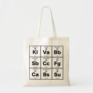 Periodieke Dessertelijst Tote Bag