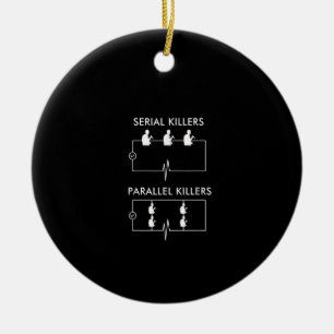 Periodieke Killers Parallel Killers Electricia Fun Keramisch Ornament