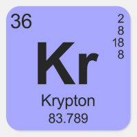 Periodieke Lijst van Elementen (Krypton)