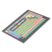 Periodieke Lijst van Elementen Notitieblok (Schuin)