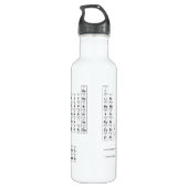 Periodieke Lijst van Elementen Waterfles (Achterkant)
