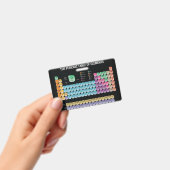 Periodieke lijst van elementen werpen kussen badge (Handheld)