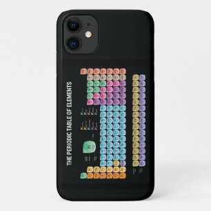 Periodieke lijst van elementen werpen kussen iPhone 11 hoesje