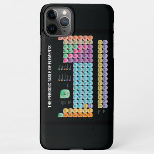 Periodieke lijst van elementen werpen kussen iPhone 11Pro max hoesje