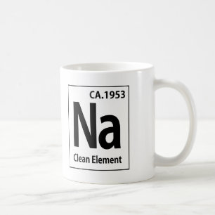 Periodieke Lijst van het Element van Na de Schone Koffiemok