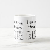 Periodieke naam donatten mok (Center)