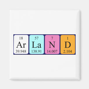Periodieke naam van Arland magnet Magneet