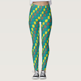 Periodieke Nippon-leggings voor tafelpatriottica 5 Leggings