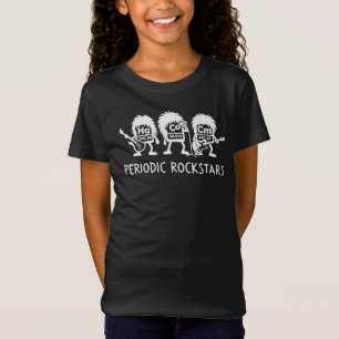 Periodieke Rocksterren Chemie Humor T-shirt