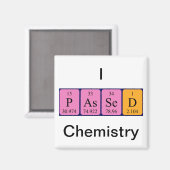 Periodieke scheikunde magneet (Voorkant / Achterkant)