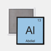 Periodieke tabel Aaron Name Chemistry Element Magneet (Voorkant / Achterkant)