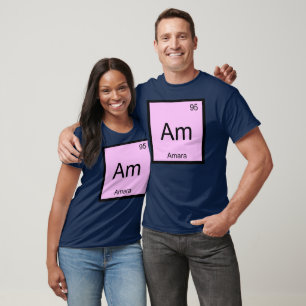 Periodieke Tabel Amara Name Chemistry Element T-shirt