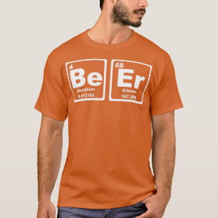 Periodieke tabel bier t-shirt
